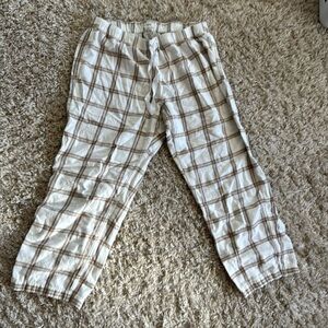 JCREW flannel pajama pants | XL